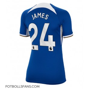 Chelsea Reece James #24 Replika Hemmatröja Damer 2023-24 Kortärmad